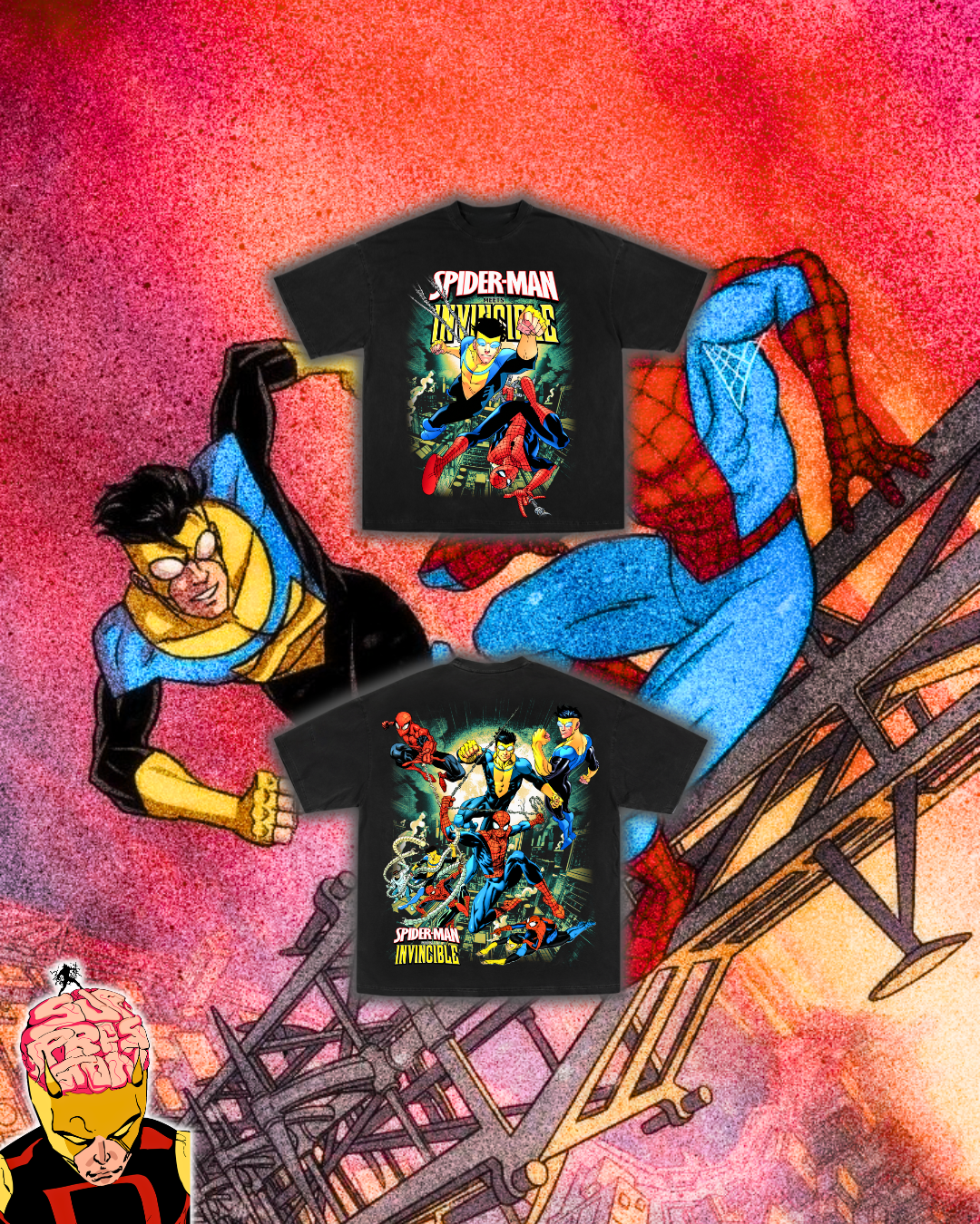 SPIDEY X INVINCIBLE TEE!